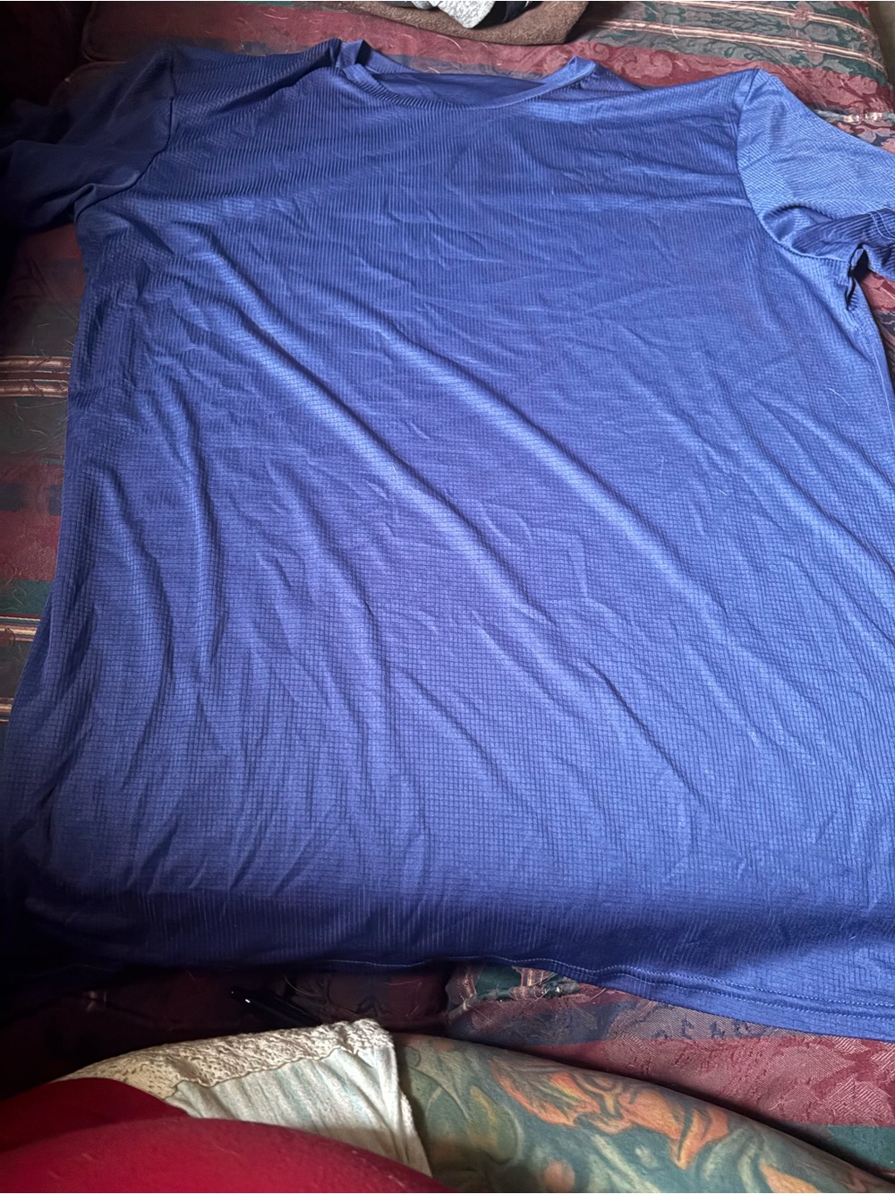 Men's Performance Crew Neck Shirt in Blue